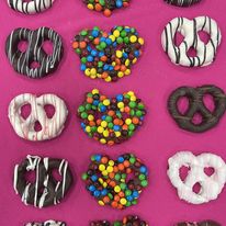 gourmet chocolate covered pretzels by Chocolate by Michelle